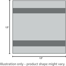 Cotton Paradise 100% Cotton Turkish Washcloth Set for Bathroom, 4 Piece Soft Absorbent Small Hand Face Towels Wash Rags, White