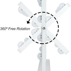 Vanity Mirror with Lights,Lighted Makeup Mirror with 9 LED Bulbs, Light Up Makeup Mirror with Lights for Dressing Room & Bedroom,Smart Touch Control,360 Rotation