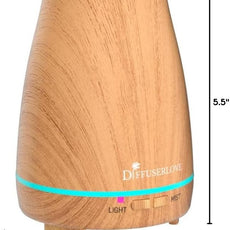 Diffuserlove Essential Oil Diffuser 200ML Aroma Diffuser Mist Humidifiers with 7 Color LED Lights, Auto Shut-Off Function for Bedroom Office Room House