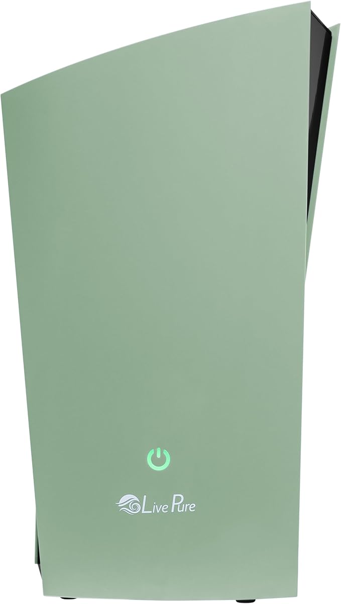 LP485HUM LivePure Ultrasonic Humidifier (8.5 x 6.5 x 14.5 in) - Long Lasting Mist Performance, Quiet Operation, Compact Humidifier for Home, Bedroom, Nursery, Office, and Dorms – Sage