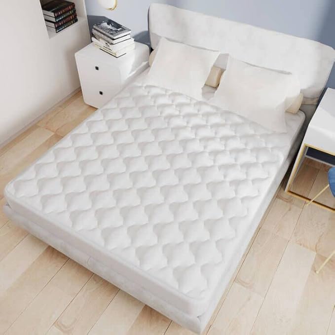 Twin XL Mattress Pad for College Dorm Room Essentials, Waterproof Hospital Bed Protector Washable, Quilted Mattress Cover, Deep Pocket Mattress Protector Up to 14 Inches, 39"x80"