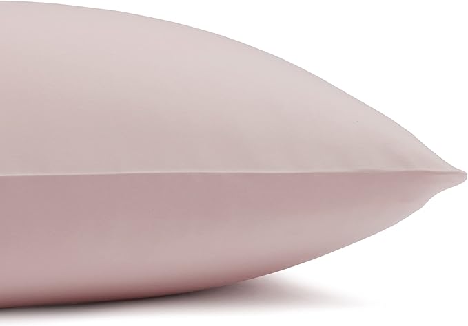 Amazon Basics Lightweight, Breathable Microfiber 4-Piece Bed Sheet Set with 14-Inch Deep Pockets, Full, Blush Pink, Solid AmazonBasics