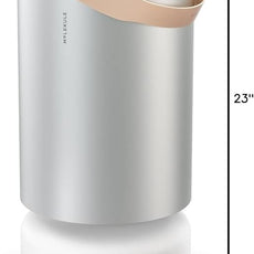 Molekule Air Pro Air Purifier - Purifies Rooms Up to 1000 Sq Ft with High Foot Traffic - FDA Cleared for Destruction of Viruses, Bacteria & Mold - Silver