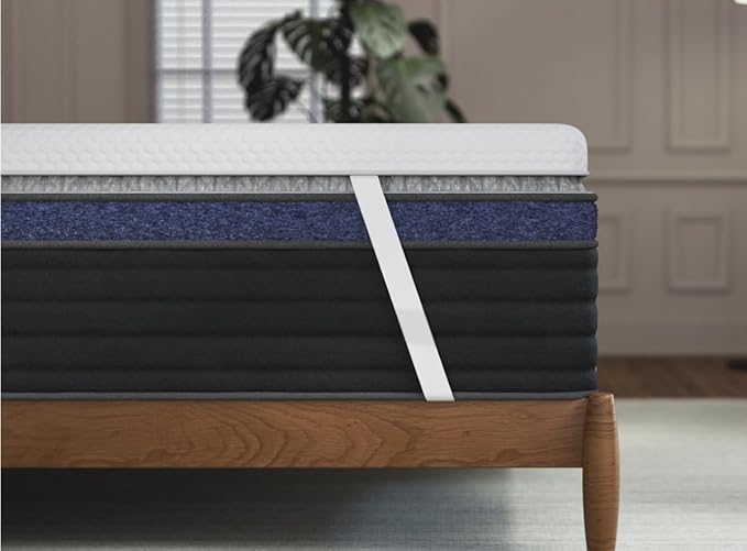 Helix Premium Memory Foam Mattress Topper with GlacioTex™ - Soft - Twin