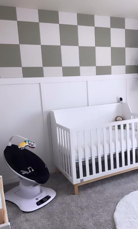 White Cork Board Tiles | Large Cork Board Alternative | Felt Wall Tiles (12-Pack) | Aesthetic Felt Bulletin Board for Office, Home & Classroom | Large Cork Boards for Walls Memo Board | White