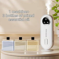 Waterless Essential Oil Diffuser for Home and Car Portable Aromatherapy Diffuser with 7 Mist Modes 1800mAh Rechargeable Battery Operated Scent Diffuser for Large Room Bedroom Office Bathroom