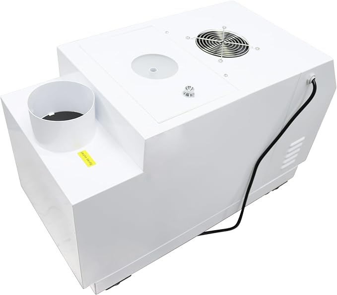 Industrial Ultrasonic Humidifier Commercial Cool Mist Humidifier 4.5kg/h (with Water Barrel Hole) Portable Air Cooler Sprayer for Large Room Greenhouse Agricultural