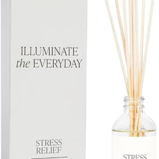Sweet Water Decor Stress Relief Reed Diffuser Set - Eucalyptus, Spearmint, Citrus, Sage Scented Diffusers - Scent Diffusers for Home, Long Lasting Fragrance, Made in The USA