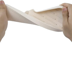 Silicone Bathroom Soap Dishes with Drain Spout-Bathroom and Kitchen Sink Organizer,Sponge Holder,Dish Soap Tray,Perfect for Dispenser,Scrubber,Bottle,Cup on Sink or Counter-Tapioca 12