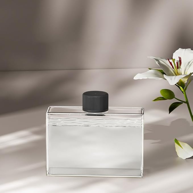 Waterless Essential Oil Diffuser for Home & Office Cordless Battery Operated Aroma Diffuser with 7 Mist Levels, Ultrasonic Air Freshener for Large Rooms Bedroom (6Piece Essential Oil Set)