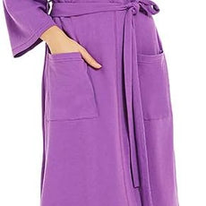 U2SKIIN Womens Robes, 100% Cotton Lightweight Robes 3/4 Sleeves Kimono Knit Soft Loungewear Short Bathrobe