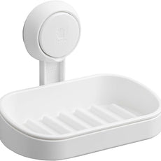 TAILI Soap Dish Soap Holder Suction Cup Powerful Vacuum Suction, Strong Bar Sponge Holder for Shower Wall, Bathroom Accessories, Tub and Kitchen Sink, Drill-Free, Waterproof, Removable