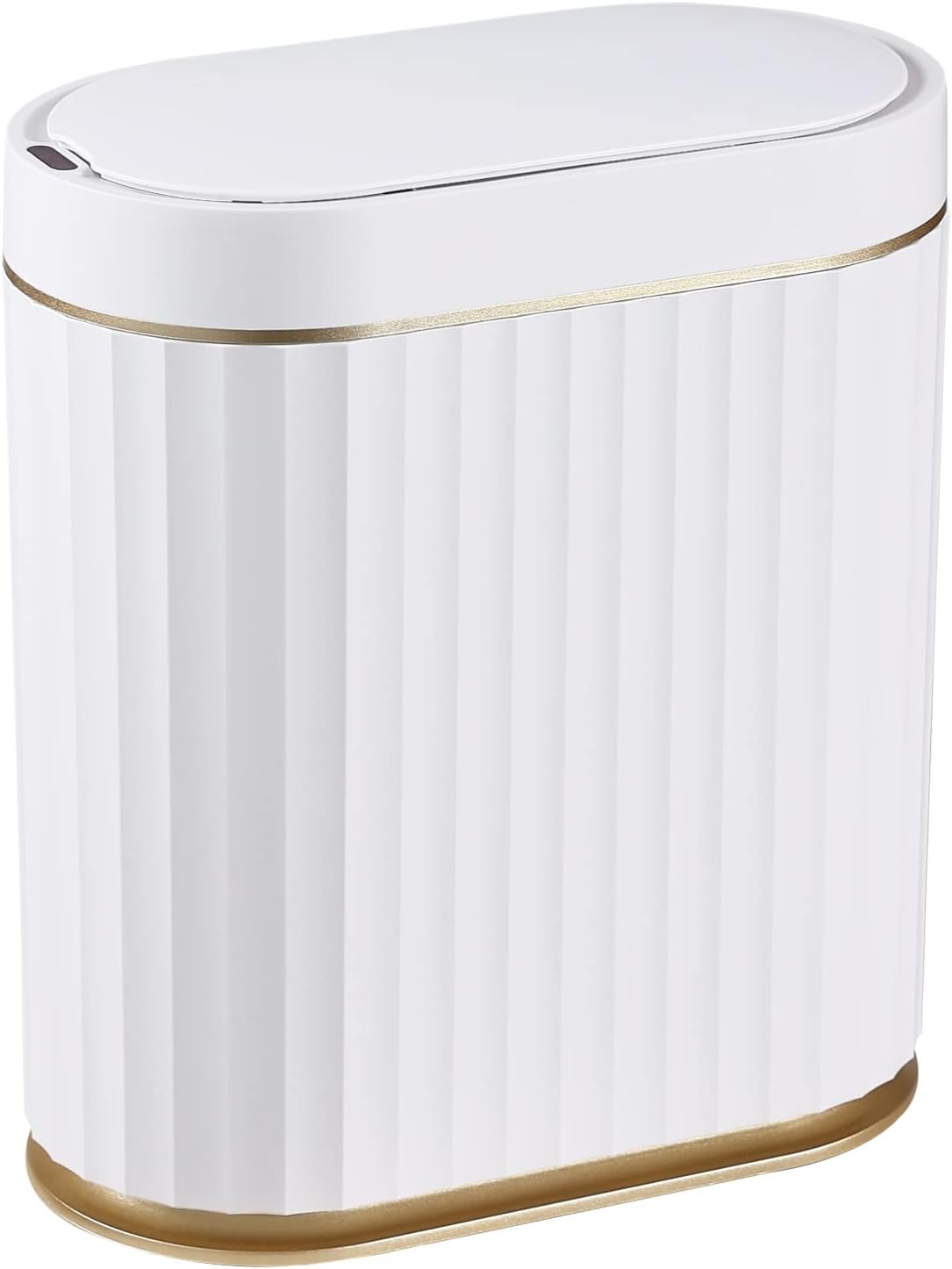ELPHECO Sensor Trash Can 2 Gallon Waterproof Motion Sensor Trash Can, Automatic Bathroom Trash Bin, Slim Garbage Can for Dorm Room(Pink, 2 Gallon)