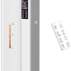 13L/3.4Gal Humidifiers for Bedroom, Ultrasonic Warm & Cool Mist Humidifier Large Room, Covers 800ft², 72H Runtime, 24H Timer, 3 Mist Modes Top Fill Quiet Humidifiers for Home, Office, White