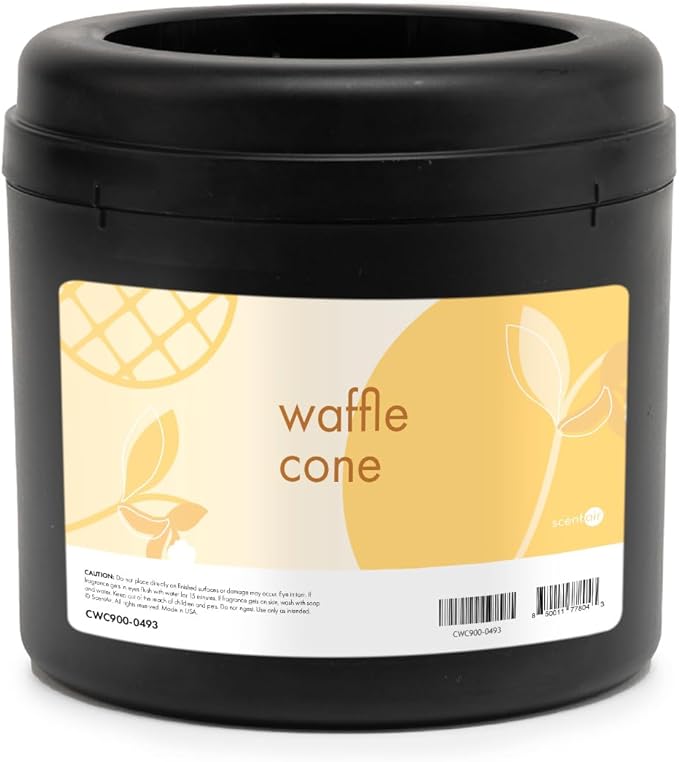 ScentAir Whisper Home Monthly Plug-in Refill, Fragrance Cartridge for Home and Office, Amazon Exclusive, Waffle Cone