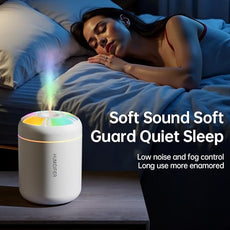 180ml Portable Small Humidifier with Colorful LED Night Light, USB Personal Desktop Humidifier for Car Home Office Travel, Auto Shut-Off, 2 Mist Modes, Super Quiet
