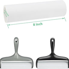 8 inch Large Surface Roller Refills Only for Scotch-Brite Pet Hair Pickup Extra Sticky Large Lint Roller 60 Sheets per Refill Pack of 5 Total 300 Easy-Tear Adhesive Sheets