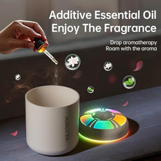 180ml Portable Small Humidifier with Colorful LED Night Light, USB Personal Desktop Humidifier for Car Home Office Travel, Auto Shut-Off, 2 Mist Modes, Super Quiet