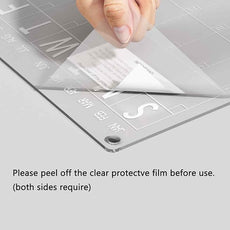 Acrylic Magnetic Dry Erase Board Calendar for Fridge, Clear Monthly Planner and Memo Whiteboard for Refrigerator, w/ 8 Colors Markers, 15 x 11