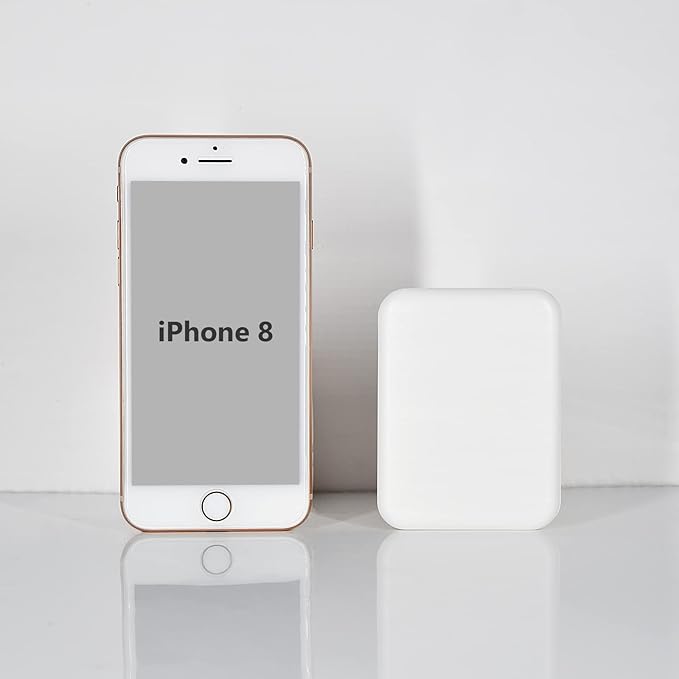 Kintion Pocket Mirror, 1X/3X Magnification LED Compact Travel Makeup Mirror with Light for Purse, 2-Sided, Portable, Folding, Handheld, Small Lighted Mirror for Gift, White