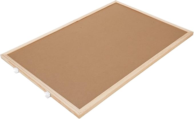 BAFOVY Cork Board Magnetic Dry Erase Office Bulletin Board 40x60cm Self Healing Wall Mounted with Solid Wood Frame for Homes Classrooms Dorms