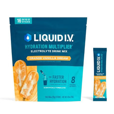 Liquid I.V.® Hydration Multiplier - Orange Vanilla Dream | Electrolyte Powder Drink Mix | 1 Pack (16 Servings)