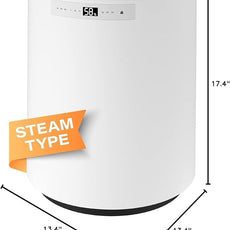 Humidifiers for Large Room, Y&O 10L(2.64Gal) Steam Whole House Humidifier for Plants, Filterless Design, Auto Shut Off, 3 Level Mist Maximum 1200ml/H Output, Covering up to 1000 sq.ft