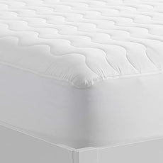 Serta Air Dry Basic Comfort Performance Fabric Quilted Mattress Pad, Cooling and Breathable Mattress Cover, Moisture Wicking Protection with 15