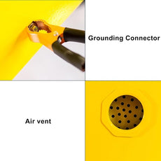 koxuyim Fire Resistant Storage Cabinet, Double Wall Steel Construction, Explosion Proof Storage Cabinet with Adjustable Shelf Meets Safety Standards (43