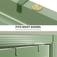 Moforoco Sage Green 9-Tier Over The Door Pantry Organizer, Pantry Organization and Storage, Black Hanging Basket Wall Spice Rack Seasoning Shelves