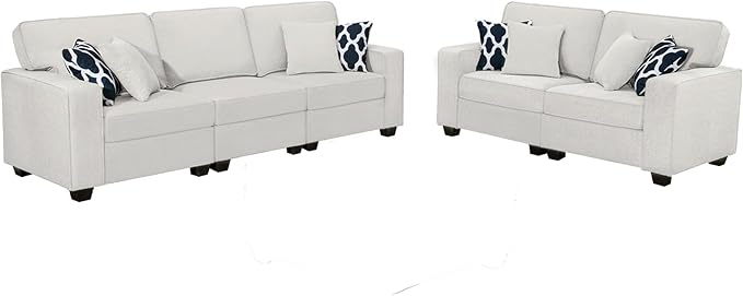 Legend Vansen Modular Sectional Sofa L Shaped Couch with Ottoman Modern Reversible Corner Sectional Couch for Living Room