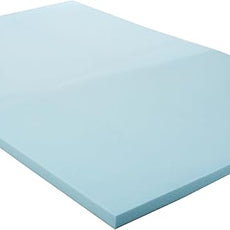 Linenspa 2 Inch Gel Swirl Memory Foam Mattress Topper – Cooling Gel Infused – Pressure Relieving Bed Topper - Mattress Pad – CertiPUR Certified - Full Size