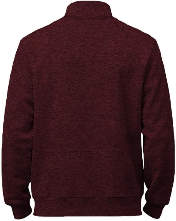 Men's Zipper Cardigan - Warm Casual Sweatshirt Autumn Winter Wear for Vacations Everyday Life