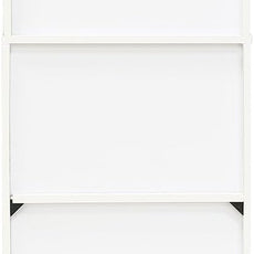 Furinno LUDER Book Shelf, 5-Cube Bookshelf, Bookcase with Open Shelf, 9.4 x 15.8 x 52, for Living Room, Bedroom, Home Office, White/Green
