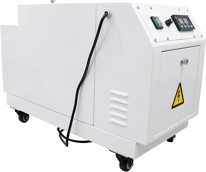 Industrial Ultrasonic Humidifier Commercial Cool Mist Humidifier 2kg/h (with Water Barrel Hole) Portable Air Cooler Sprayer for Large Room Greenhouse Agricultural