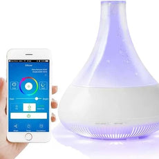 Smart Aromatherapy Diffuser & Humidifier – 350ML, App Controlled, Ultrasonic, Quiet, Multi-Color LED