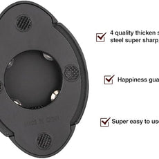 Forge Quality Compact Vertical Lever Corkscrew Wine Opener with Foil Cutter. 3 Seconds to Open a Bottle of Wine. Metallic Bronze