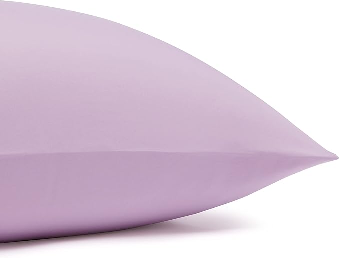 Amazon Basics 4 piece Microfiber Sheet Set, King, Frosted Lavender, Solid AmazonBasics