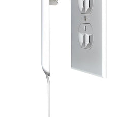 Sleek Socket Original & Patented Ultra-Thin Outlet Concealer with Cord Concealer Kit, Flat Extension Cord with Multi Outlets Power Strip, Ideal for Home Improvement, Hide Bulky and Messy Cords