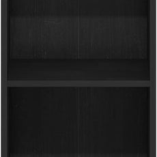 Furinno Luder Shelf Bookcase with 1 Door Storage Cabinet, Blackwood