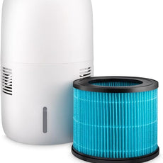 Smart Evaporative Humidifier with App Control & 3L Tank – Mist-Free, No White Dust – Quiet Operation for Better Sleep – Klarta Humea White