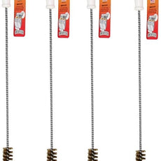 4-Pack Deep Fryer Cleaning Brush – L-Shaped High-Temp Commercial Kitchen Tool - Heavy Duty Brass Bristles - Heat Resistant to 750F - Deep Fryer Cleaner - Made in USA by FryOilSaver Co. B53C