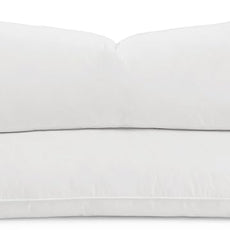 BHZ Euro Throw Pillow Inserts, 14x36 Down Feather Alternative Pillow Inserts Set of 2, Decorative Soft Large Square White Throw Pillows Insert for Couch Bed Dorm Sofa with Cotton Cover