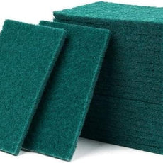 100 Pack Heavy Duty Scouring Pads 3x4 Inch – Green Scrubbing Pads, Non Scratch Bulk Scrub Pads for Kitchen, Dishes, Pots, Pans, Grill & Household Cleaning – Reusable Multipurpose Scrubber Pads