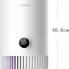 Enhanced Humidifier and Air Purifier in One, 0.8 Gal Top-Fill Tank, 23dB Ultra-Quiet Mist-Free Design (2-in-1 Air Purifier & Humidifier)