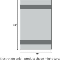 100% Cotton Hand Towel Set of 4, (16 x 28 inches) Sustainable, Soft, Highly Absorbent, Quick Drying, Combed Cotton Hand Towels Pack of 4 Ideal for Hotels, Spa, Bathroom, Dorm, Grey