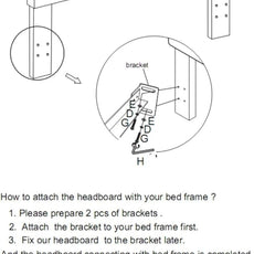 24KF Black Teddy Fabric Tufted King Upholstered Headboard, Modern Vertical Channel Design California King Headboard with Stepped Silhouette Top Edge,6026-K-Teddy Black