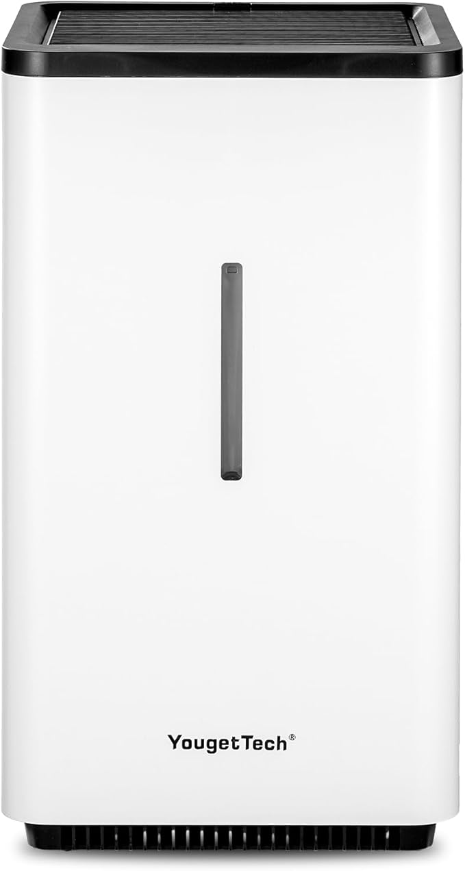 Evaporative Humidifiers |6.5L(1.8Gal) Tank for Whole Room no mist Humidifier | 30 W Cool Humidifiers Evaporative | 7 Speed | MAX Output 1500 ml/h | Auto Humid | Top Filling | White