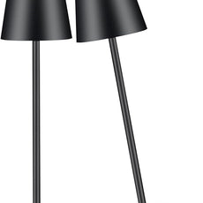 2 Pack Cordless Table Lamp,Portable LED Desk Lamp, 6000mAh Battery Operated, 3 Color Stepless Dimming Up, for Restaurant/Bedroom/Bars/Outdoor Party/Camping/Coffee Shop Night Light