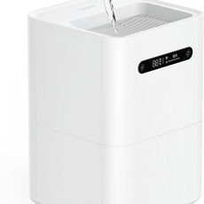 smartmi Evaporative Humidifiers, Cool No Mist Humidifiers for Bedroom, Air Humidifiers for Baby, 4L Top Fill, Self-Cleaning, Quiet, Smart APP Control, Auto Shutoff, Air-drying, Shockproof White